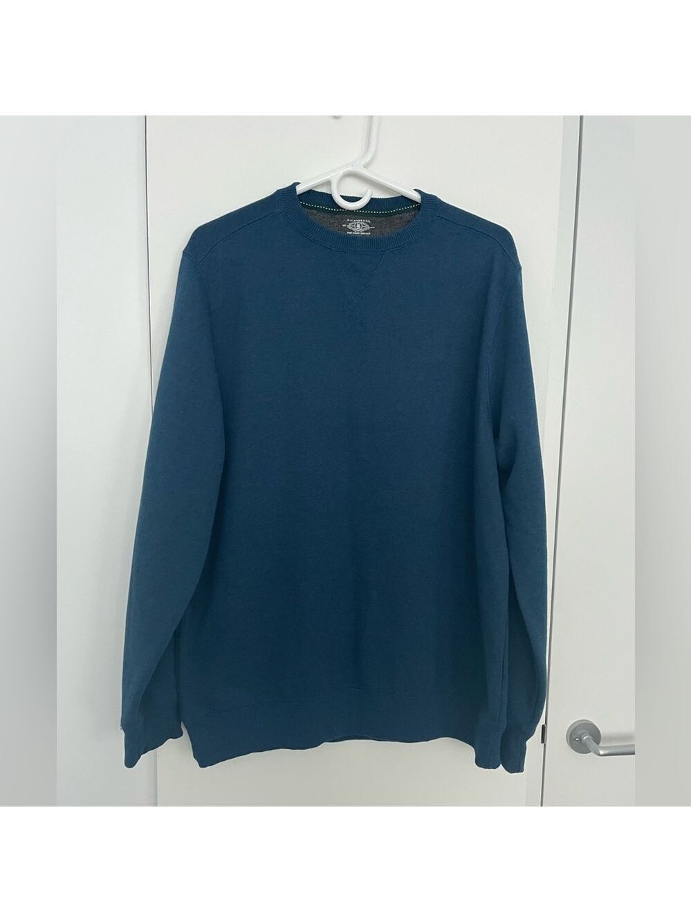 G.H. Bass & Co. Men's Navy Crewneck Sweatshirt Blue Size L